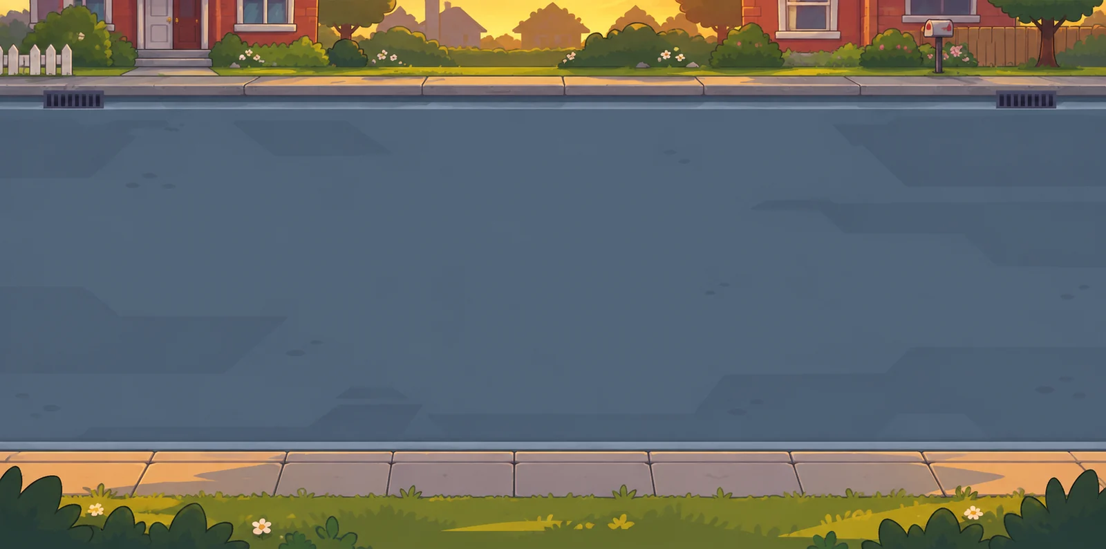 Neighborhood game scenery