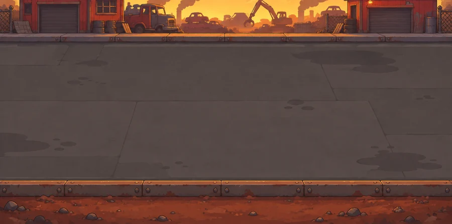 Scrapyard game scenery